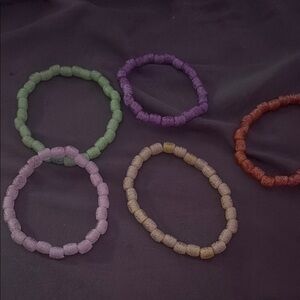 Colorful Beaded Bracelets Set 2 for 4$ only one of each